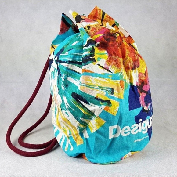 Desigual Handbags - [Desigual] large beach tote rucksack backpack bag